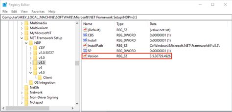 .net framework version